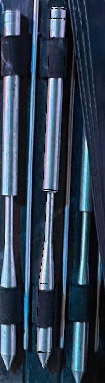 Dark Defender Aluminium Gauntlet Darts (x10)