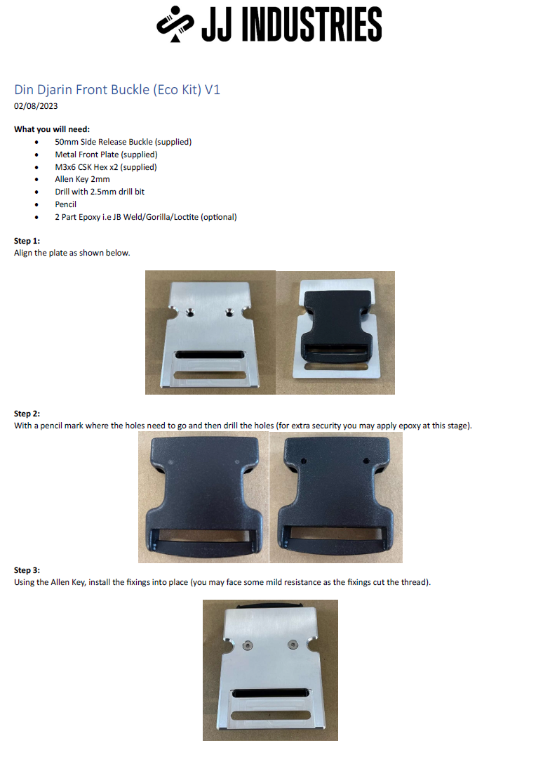 Mando DIY Eco Front Buckle V1