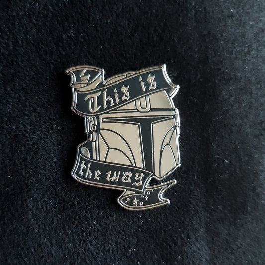 This Is The Way - Chrome and Enamel Pin