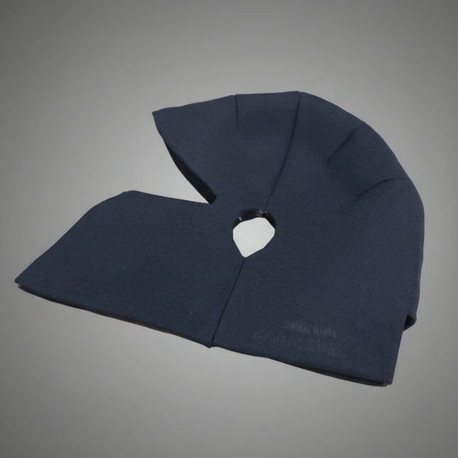 Black Helmet Liner on Grey Background