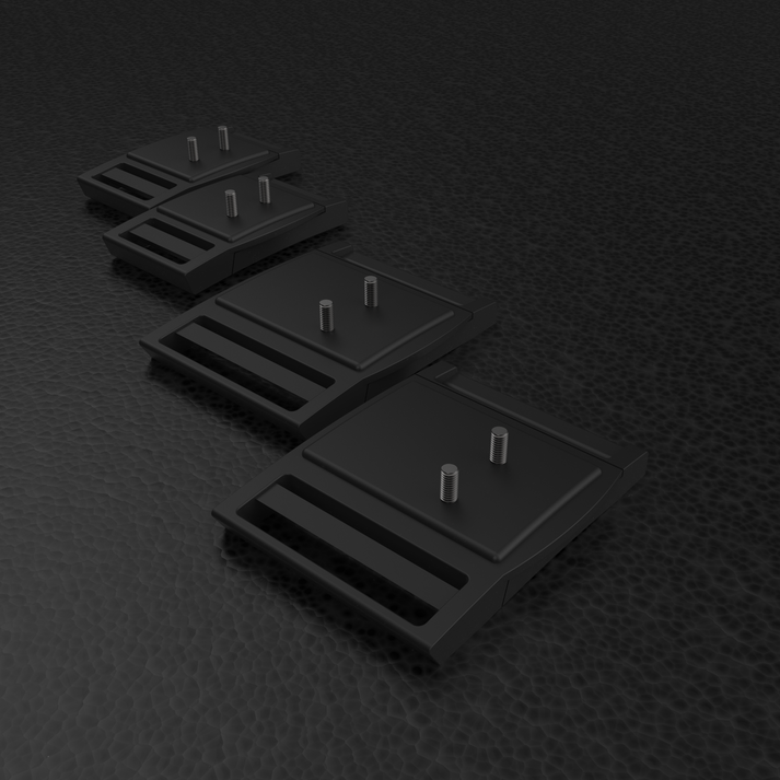 Low Profile Double Buckle Mount (25 & 40mm) JJ Industries UK Ltd.